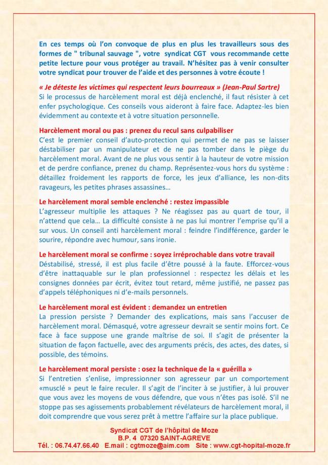 10 conseils pour reagir au harcelement moral page 3