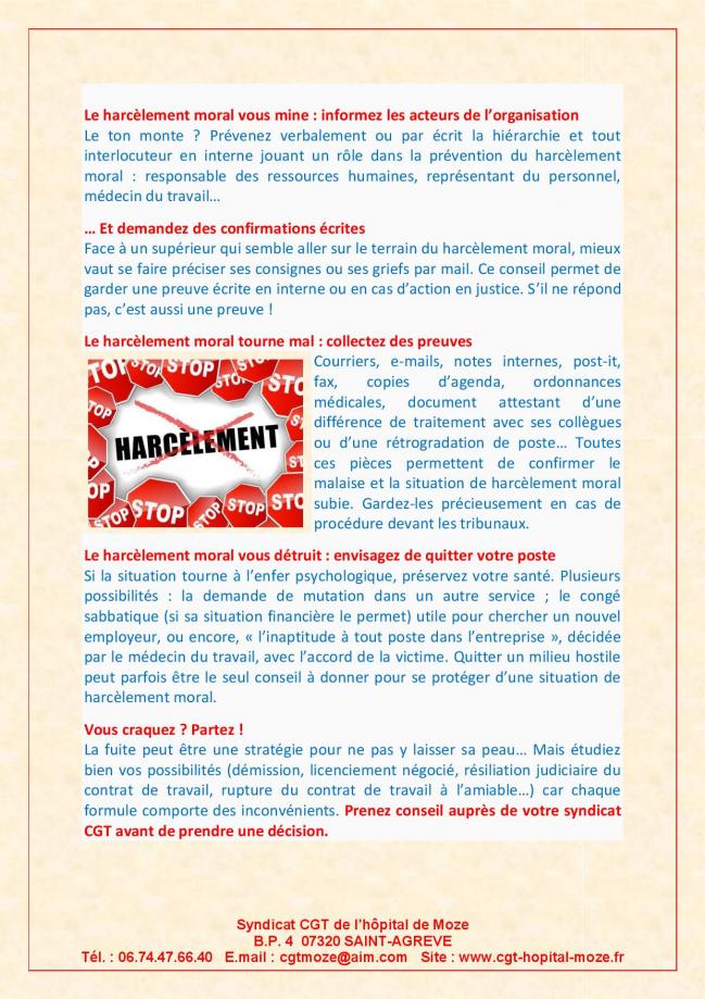 10 conseils pour reagir au harcelement moral page 4