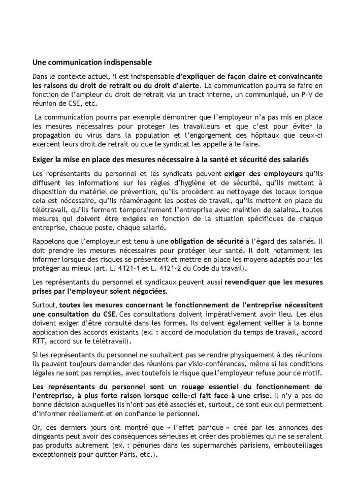 19 03 20 fiche dlaj coronavirus droit de retrait et action syndicale et du cse page 004