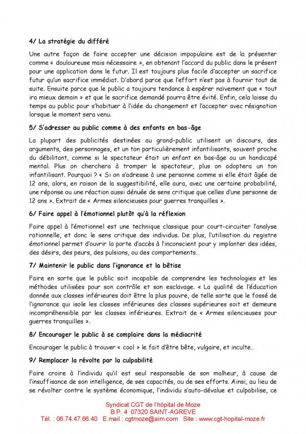 Dix strategies de manipulation des masses 2