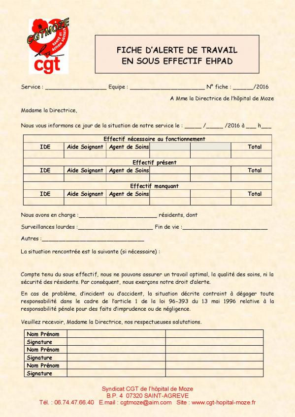 Fiche alerte sous effectif ehpad page 006