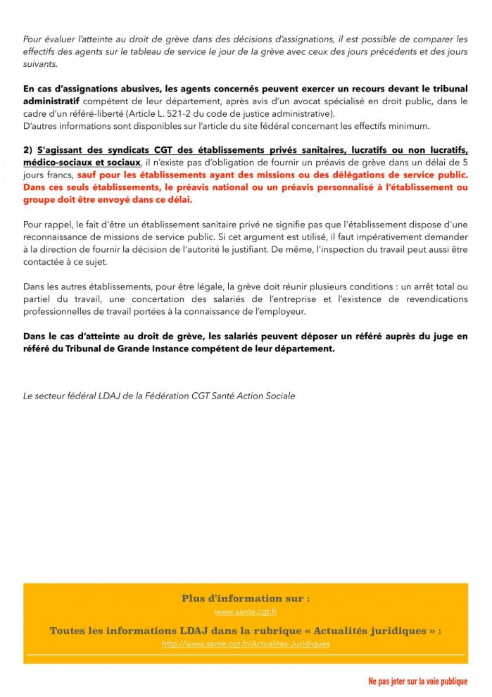 Flash information juridique ldaj droit de greve 002 2