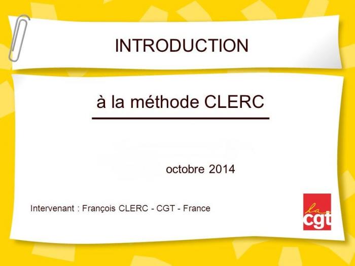 Introduction a la methode clerc courts and charters