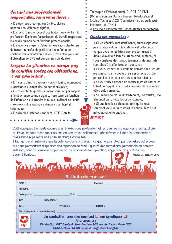 Oser dire non un acte professionnel page 002