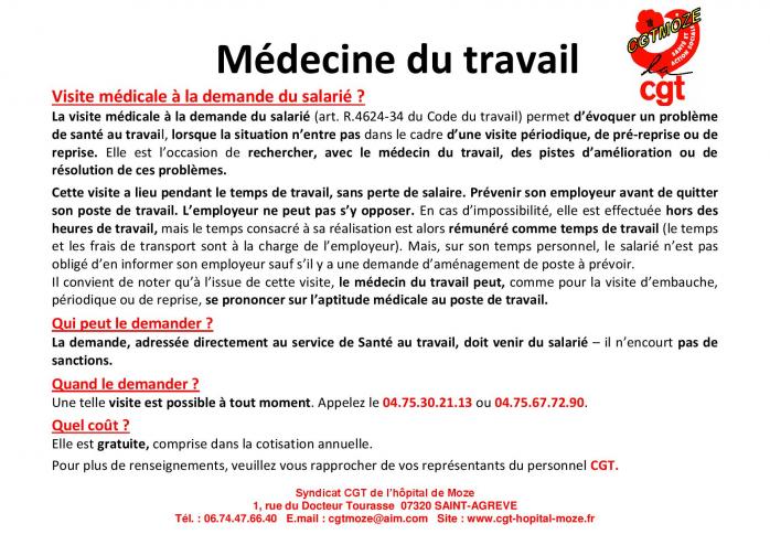 Visite medicale a la demande du salarie page 001 1